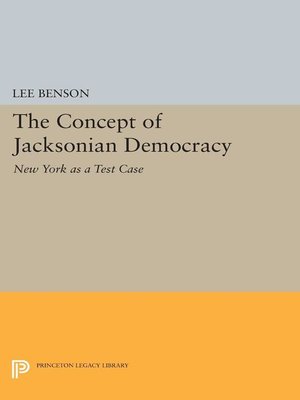 cover image of The Concept of Jacksonian Democracy